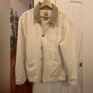 Gap men’s chore jacket natural denim size large
